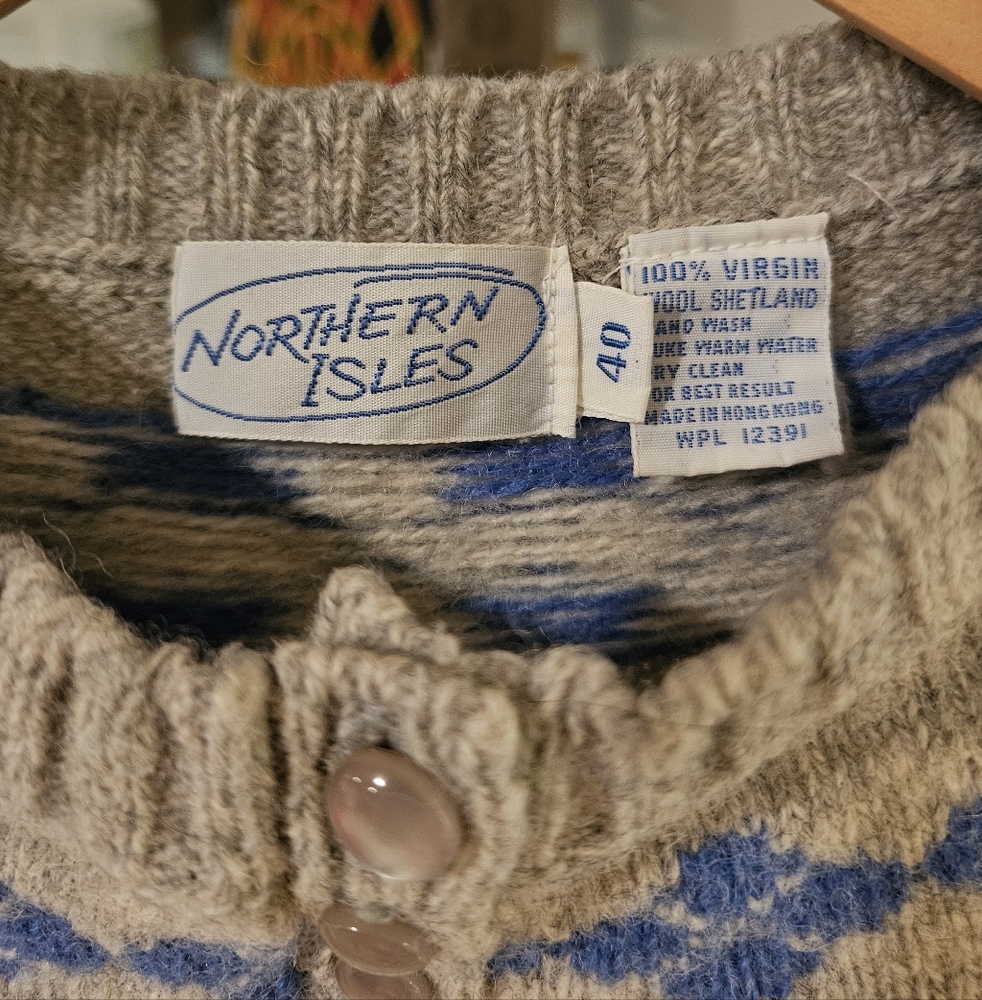 Norther Isles Wool Sweater Size 40 - Picture 2 of 7